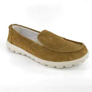 Australian Sheepskin Unisex Casual Flats UGG Moccasin - Chestnut