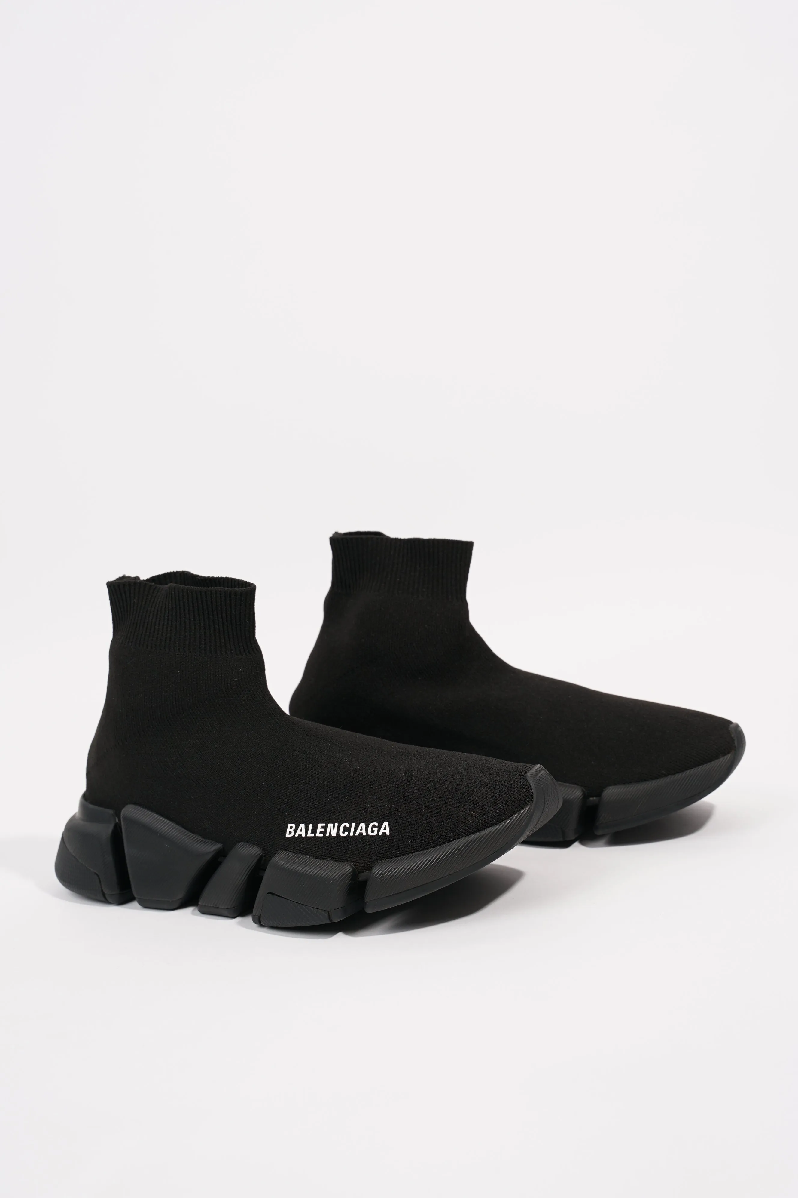 Balenciaga Womens Speed Trainers 2.0 Black / White EU 36 / UK 3