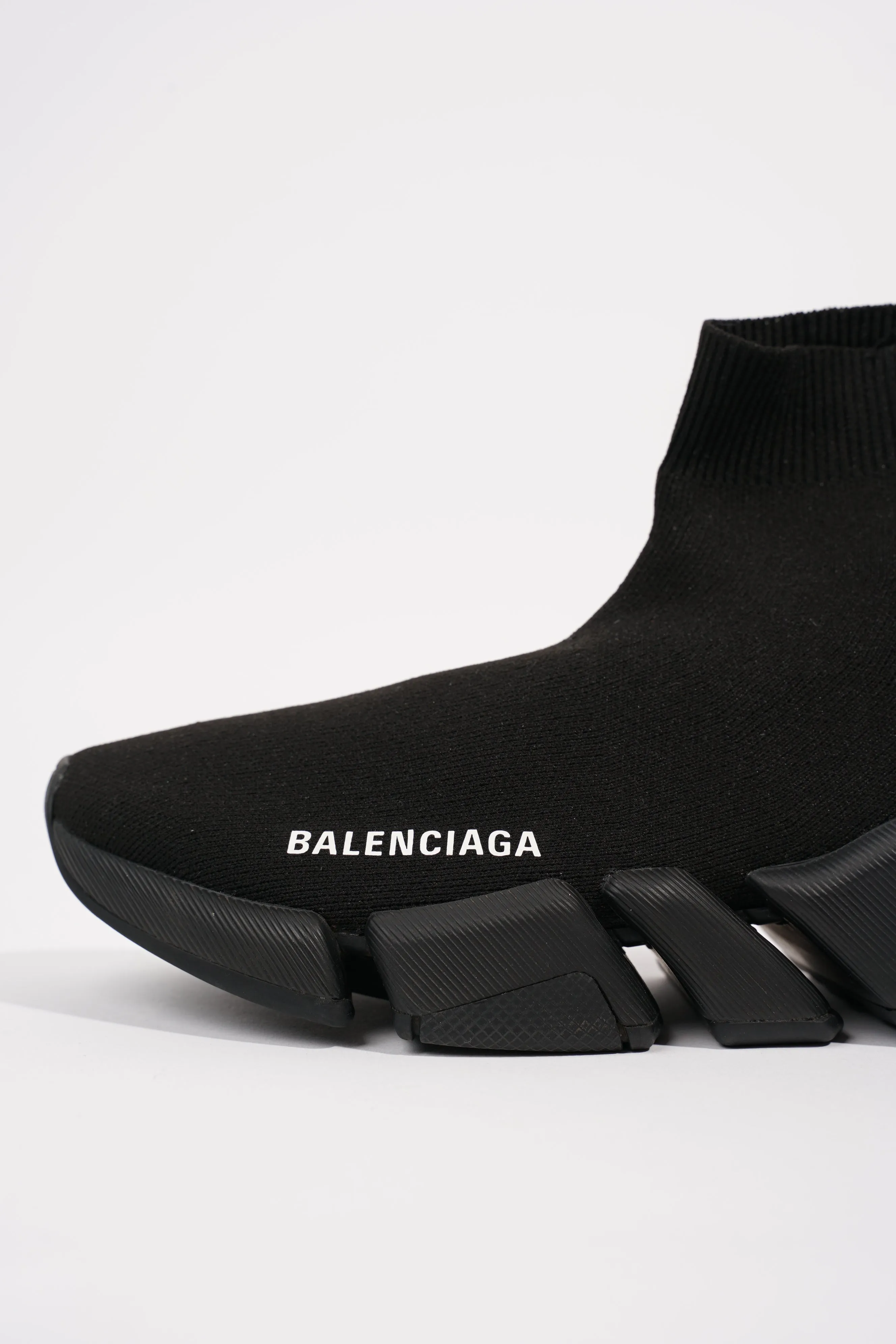 Balenciaga Womens Speed Trainers 2.0 Black / White EU 36 / UK 3