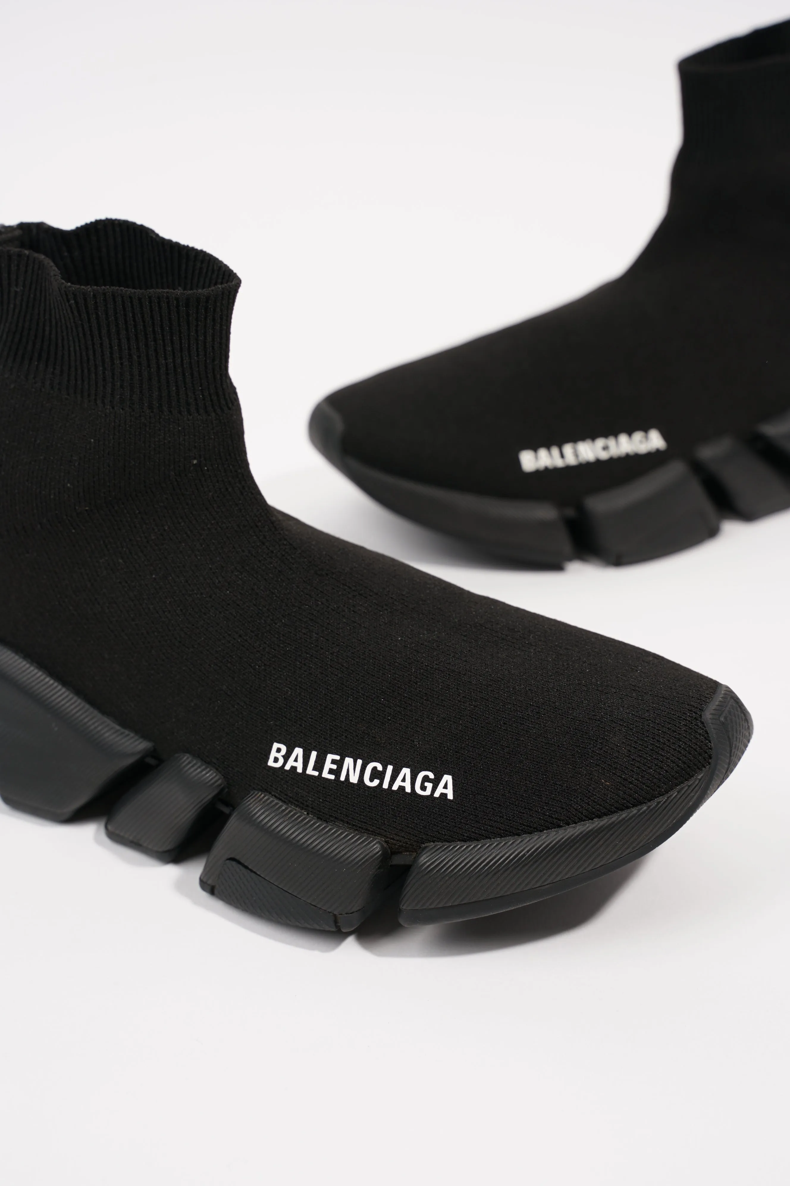 Balenciaga Womens Speed Trainers 2.0 Black / White EU 36 / UK 3