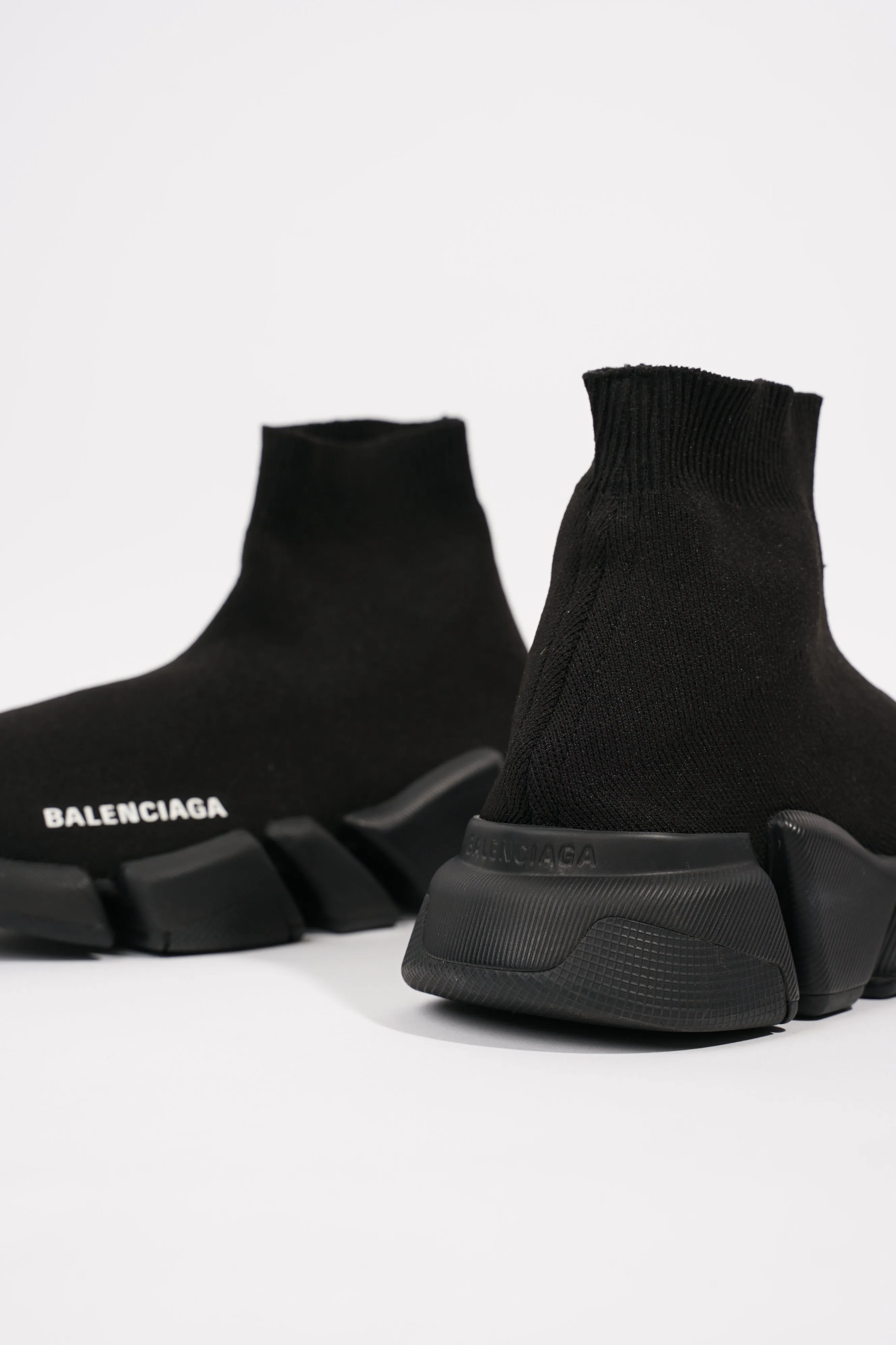 Balenciaga Womens Speed Trainers 2.0 Black / White EU 36 / UK 3