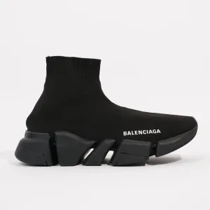 Balenciaga Womens Speed Trainers 2.0 Black / White EU 36 / UK 3