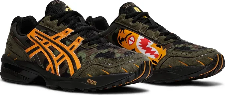 bape x gel 1090 'camo' Asics sneakers, green