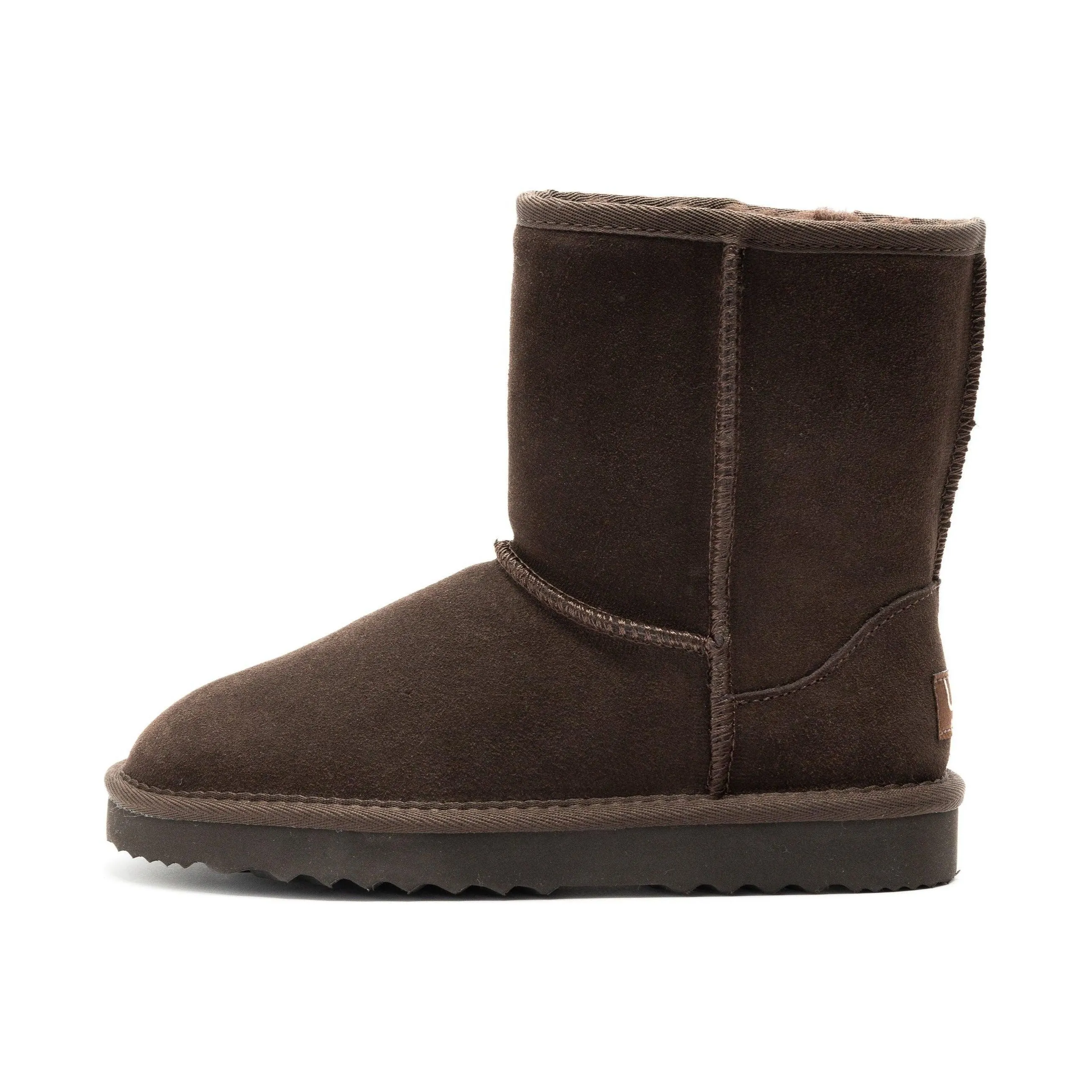 Byron Soul Ugg Classic Short Boots Dark Brown