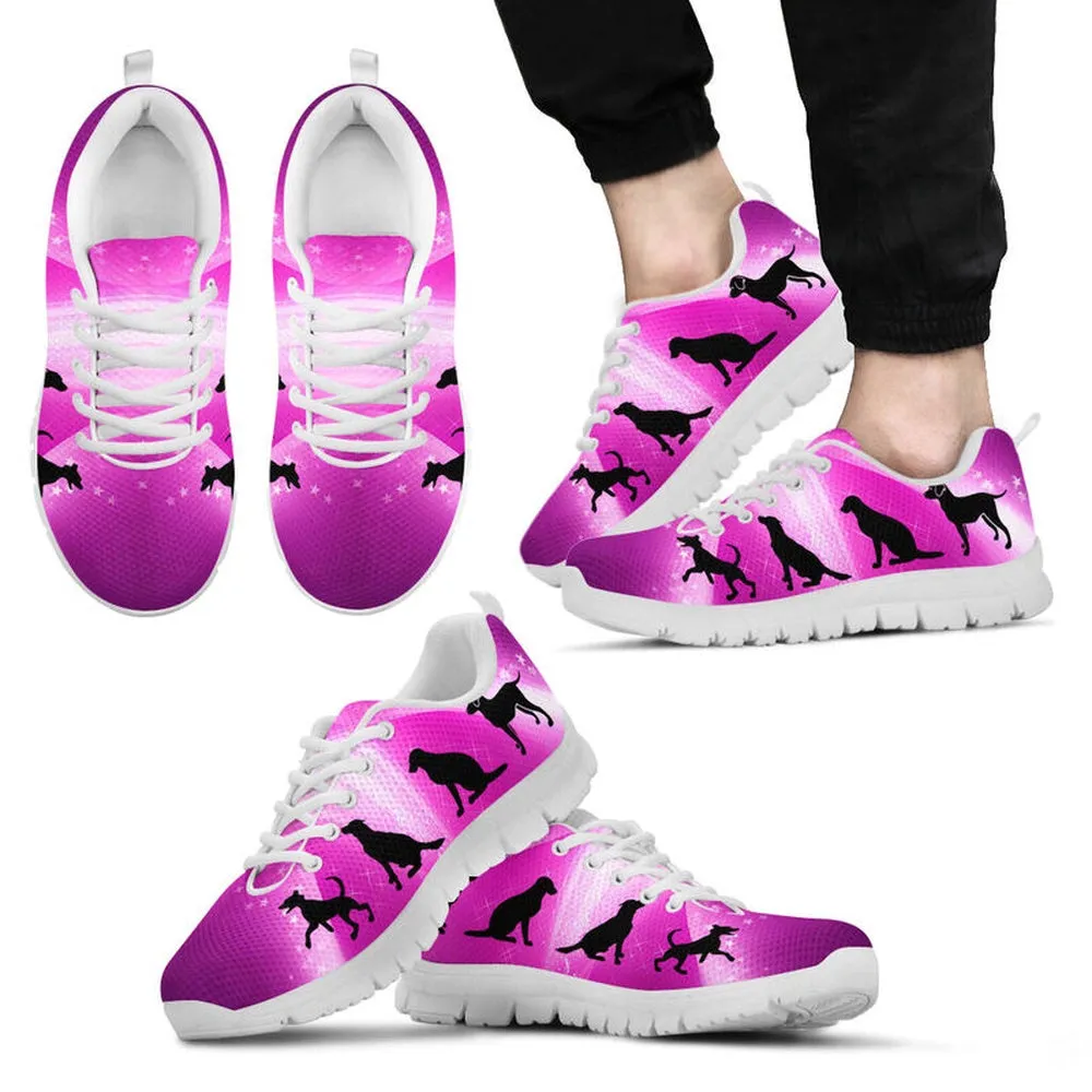 Dog Sneaker, Dog Pink Sneaker Shoes, Dog Shoes