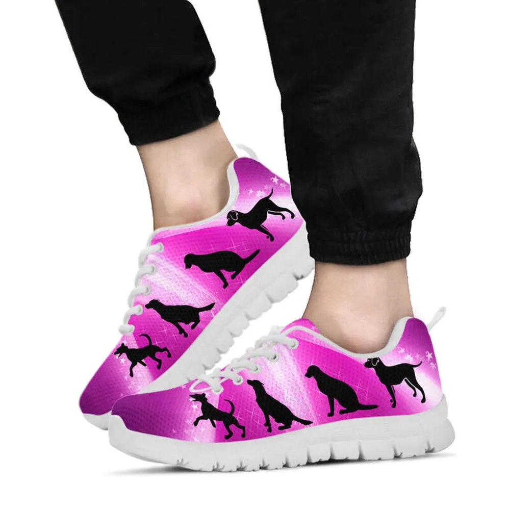 Dog Sneaker, Dog Pink Sneaker Shoes, Dog Shoes