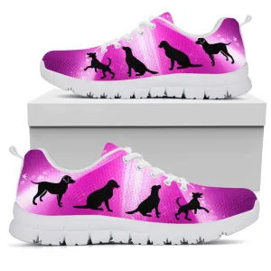 Dog Sneaker, Dog Pink Sneaker Shoes, Dog Shoes