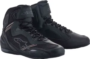 Faster 3 Rideknit Alpinestars Motorcycle Shoes, Black/Anthracite