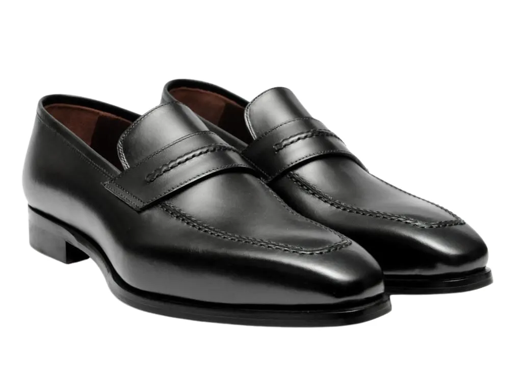 Filangieri - Black Leather Dress Loafer