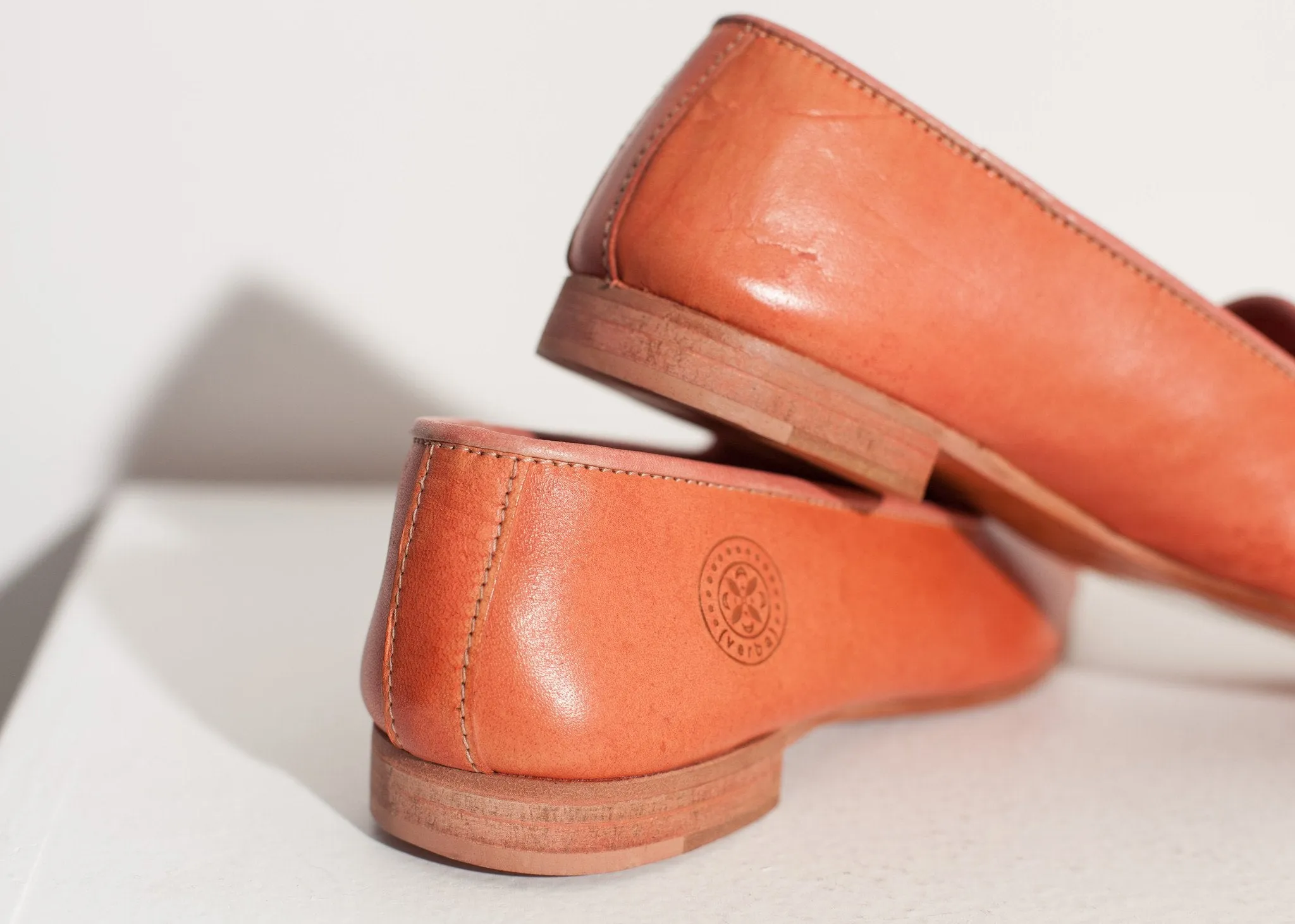 Leather Loafer in Rose