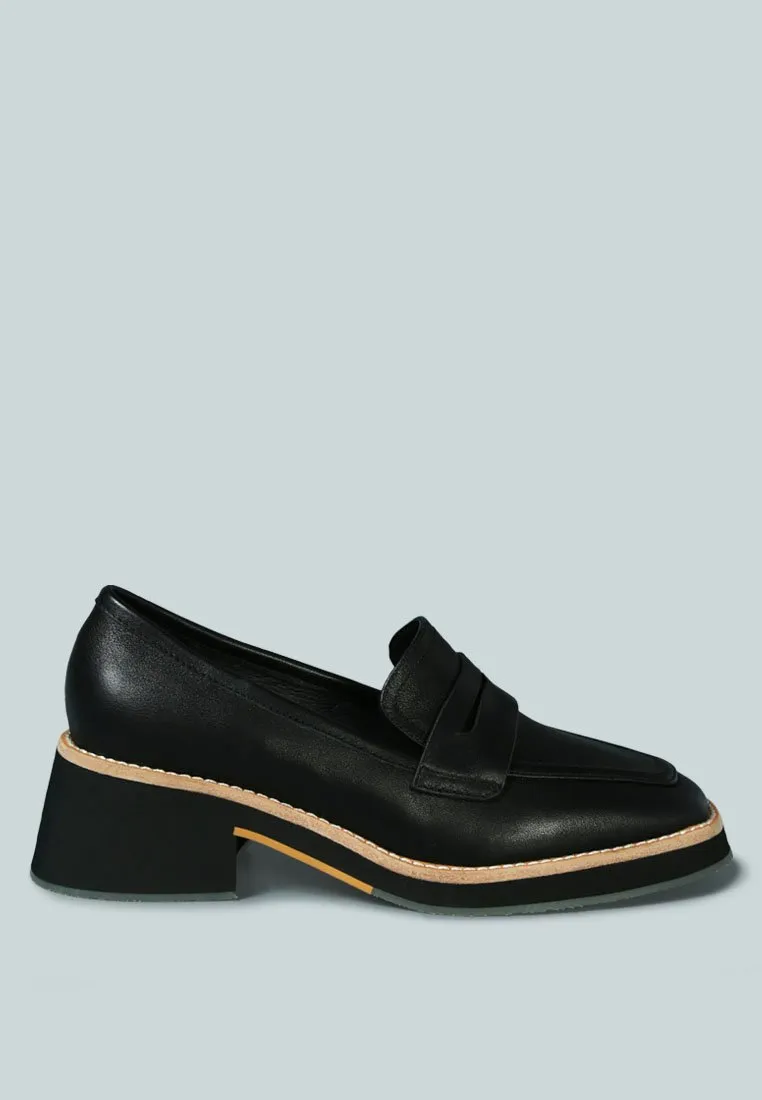 MOORE Lead lady Loafers in Black