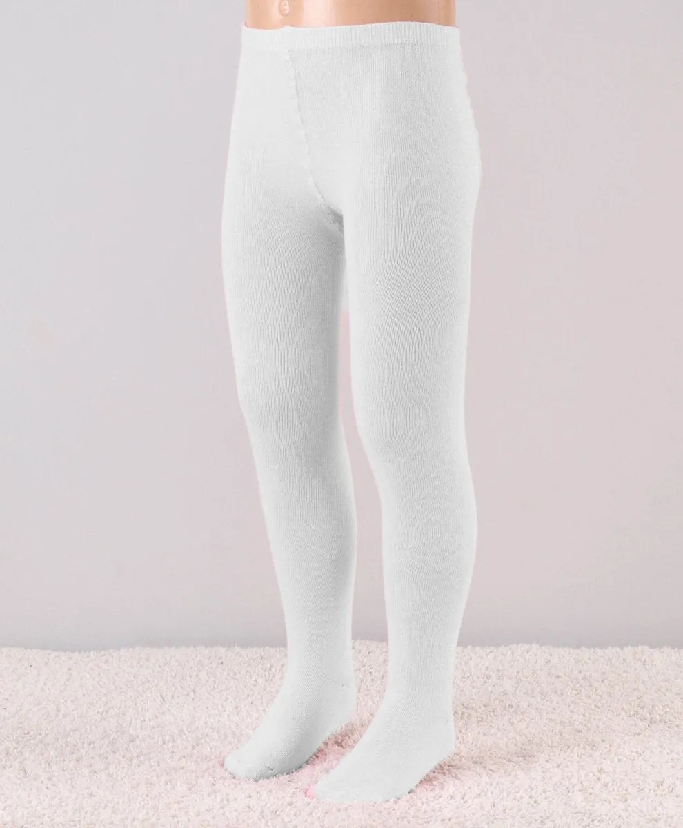 Mustang Combo of 2 Cotton Blend Stockings: Pink & White