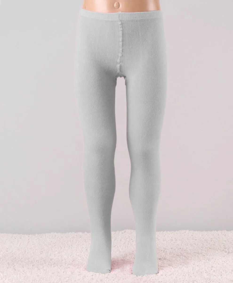 Mustang Combo Of 2 Cotton Blend Stockings: White & Grey