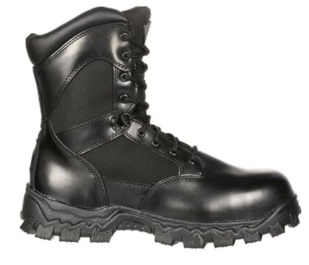 Rocky Men’s Alpha Force Zipper Composite Toe Public Service Boot