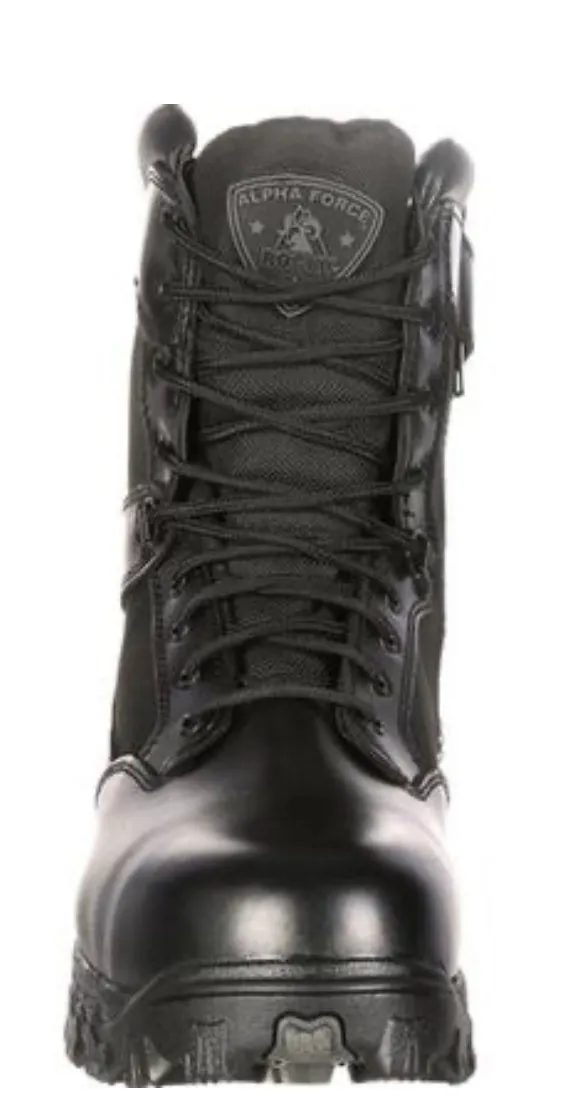 Rocky Men’s Alpha Force Zipper Composite Toe Public Service Boot