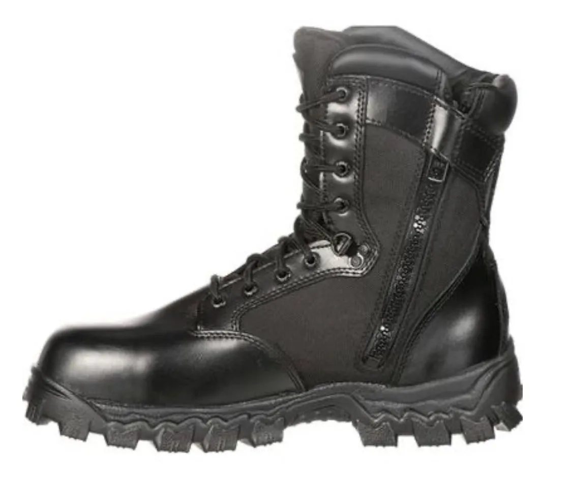 Rocky Men’s Alpha Force Zipper Composite Toe Public Service Boot