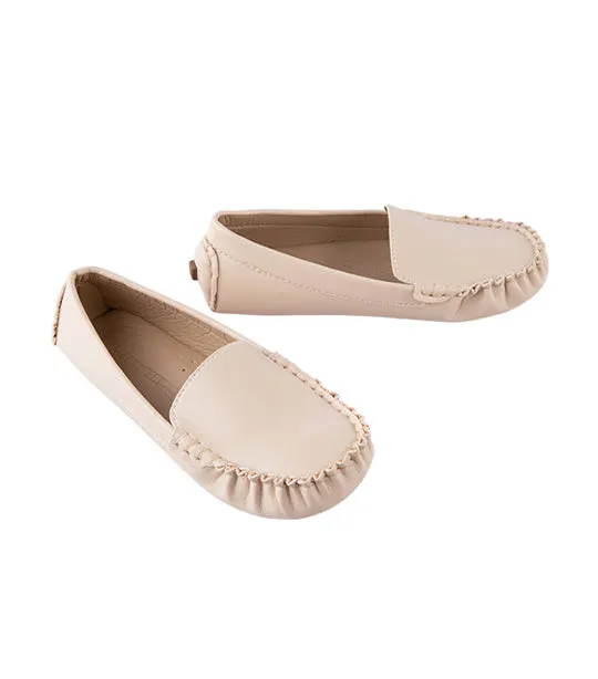 Seth Toddlers to Kids Loafers for Boys - Beige