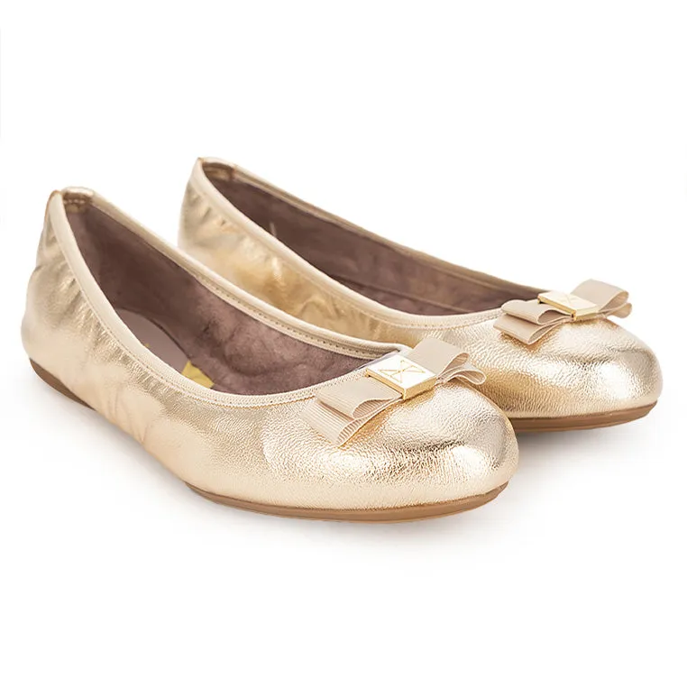 SHEA Ballet Flat Shoes - Gold