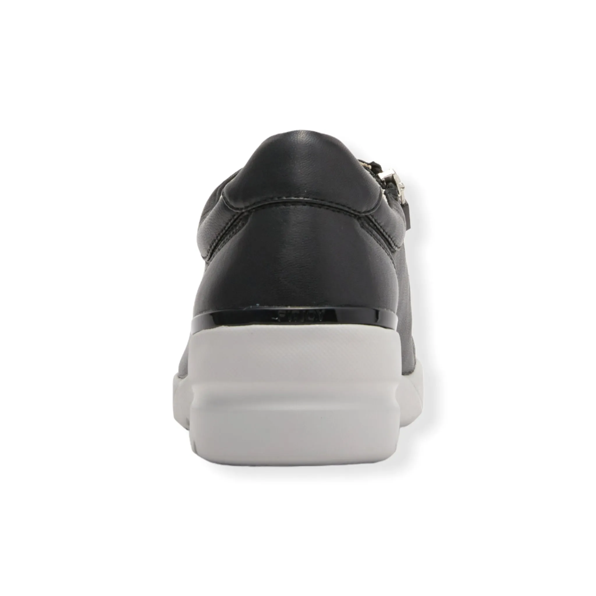 Sheepskin Raised heel sneakers with Swarovski crystal #FJ032