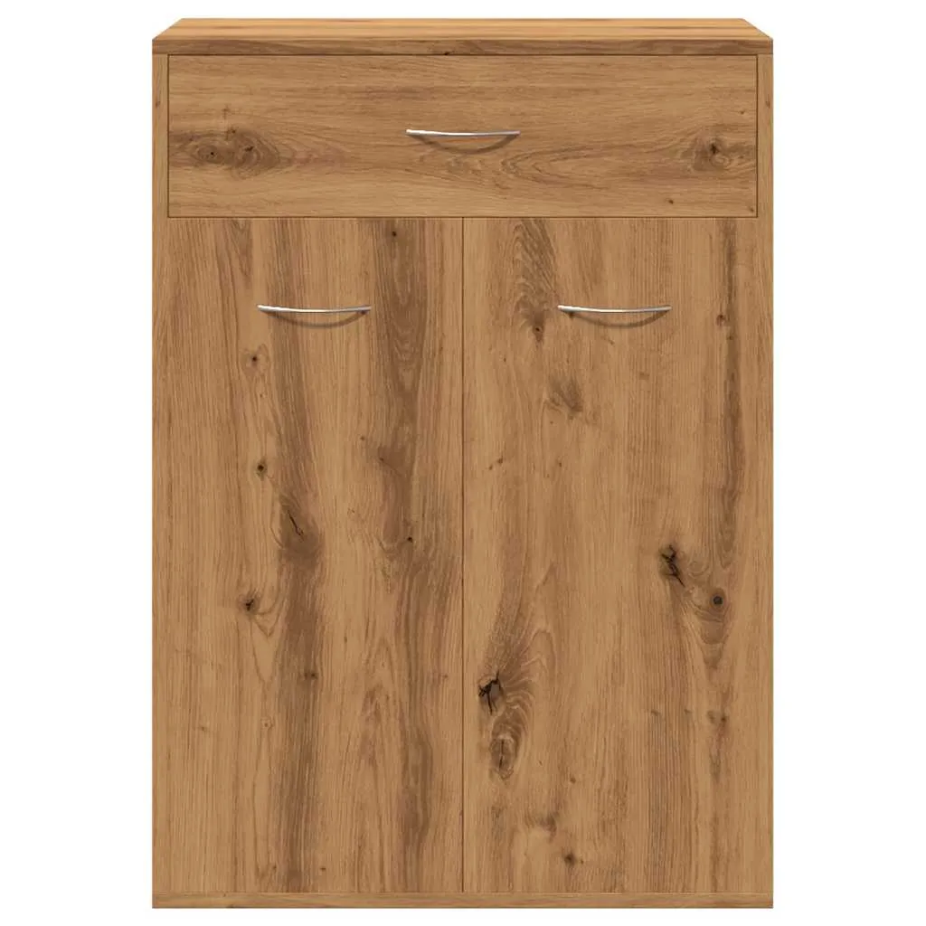 Shoe Cabinet Artisan Oak 60x35x84 cm Engineered Wood