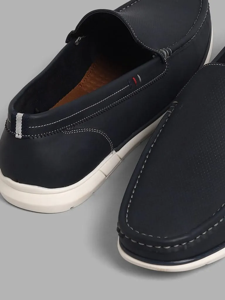 SOLEPLAY Navy Slip-On Loafers