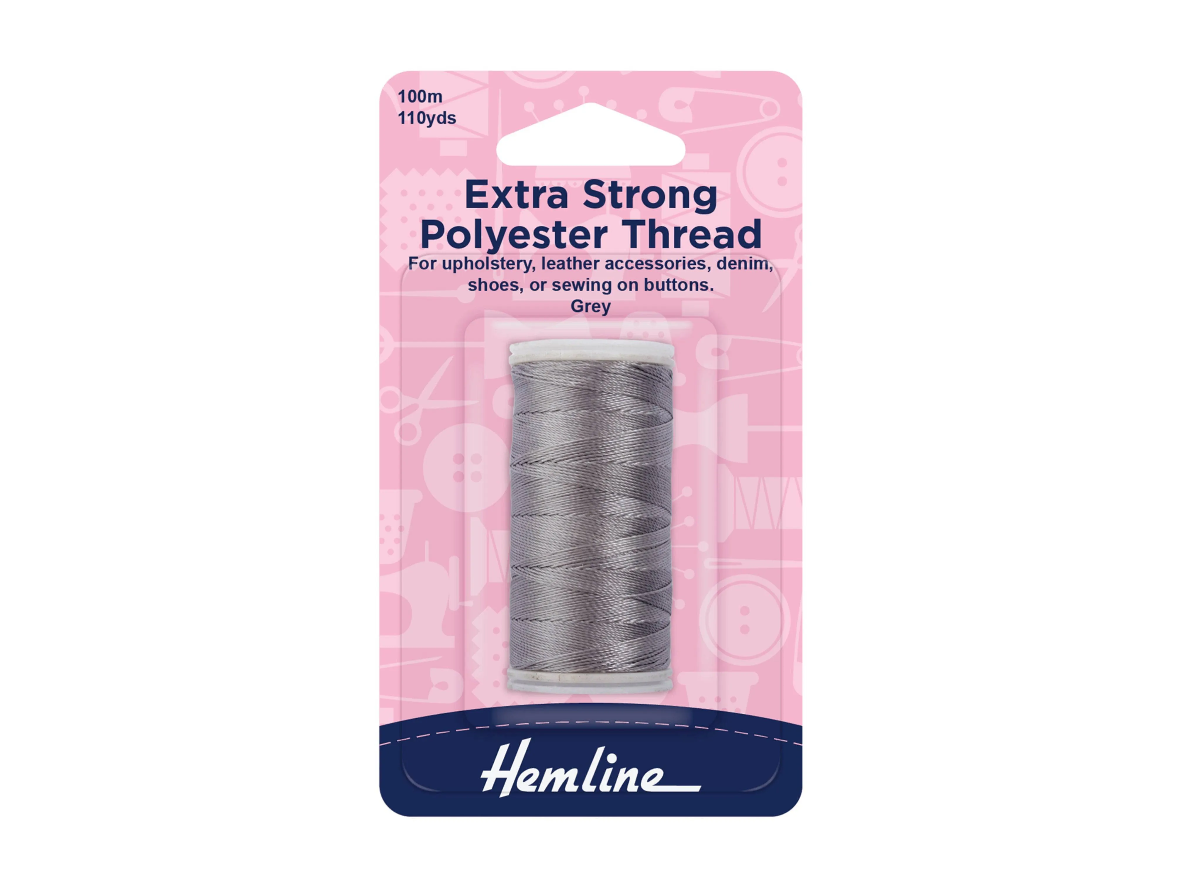 Strong Sewing Polyester Thread - 100 Metre Spool