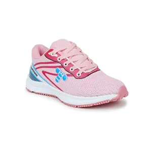 toothless Kids Girls Pink Sports Shoes(TLPGSP4689-11 UK)