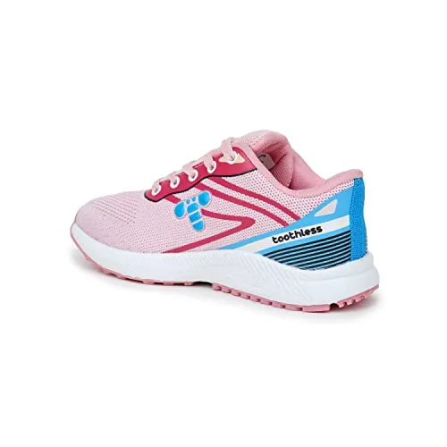 toothless Kids Girls Pink Sports Shoes(TLPGSP4689-11 UK)