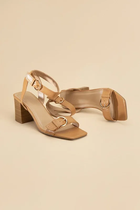 TREATY-S Buckle Sandal Heel