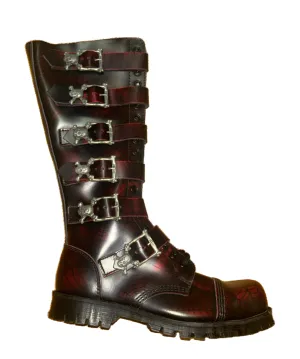 Underground 20 EYE Spyder Red Boots