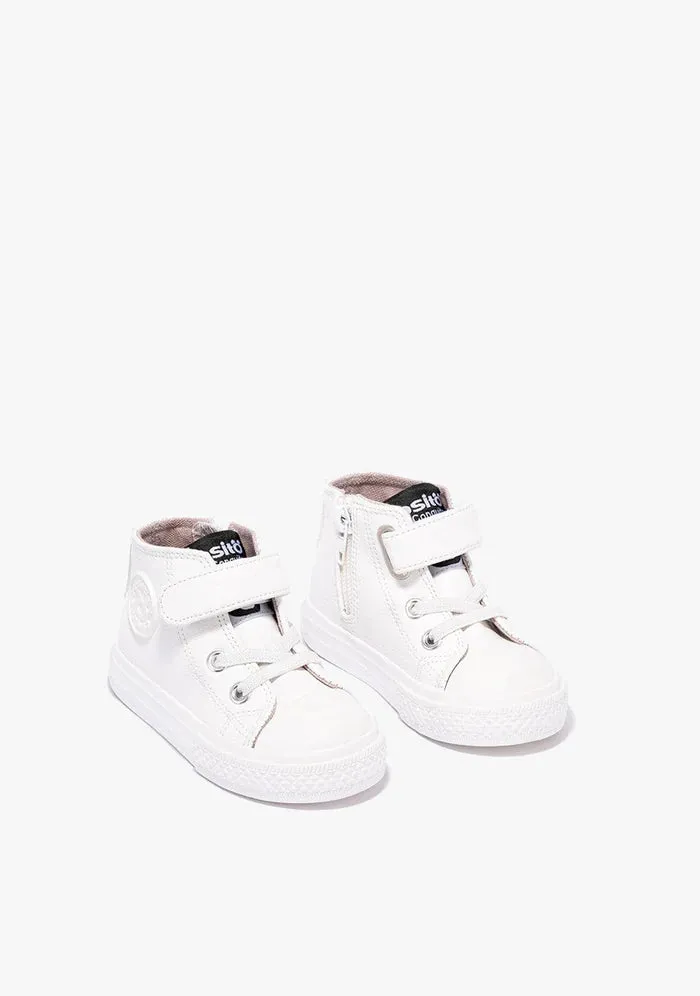 White high top sneaker