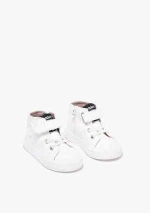 White high top sneaker